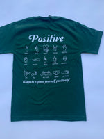 Express yourself tee-green